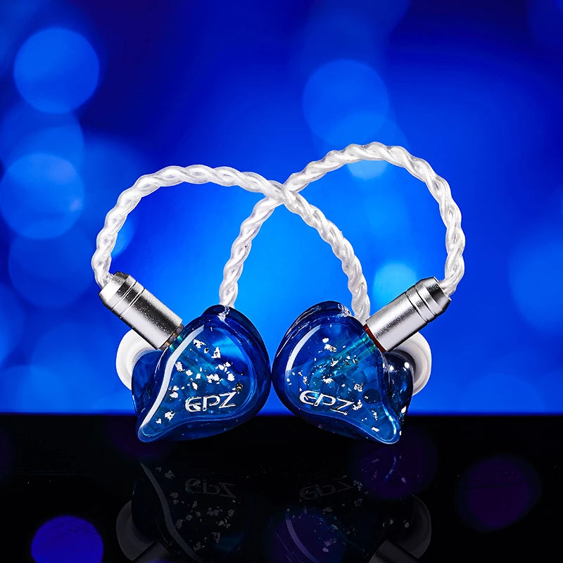 EPZ-K1 1BA+1DD Hybrid In-ear Hifi Monitoring Game Motion Noise Reduction Personalized Custom Wired Headphones