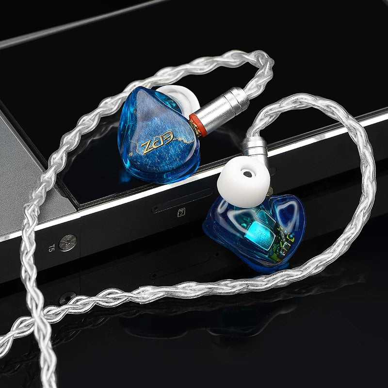 Epz-520-10BA In Ear Sports Wired HIFI Stage High Fidelity Monitoring Mobile Phone Universal Resin Headset